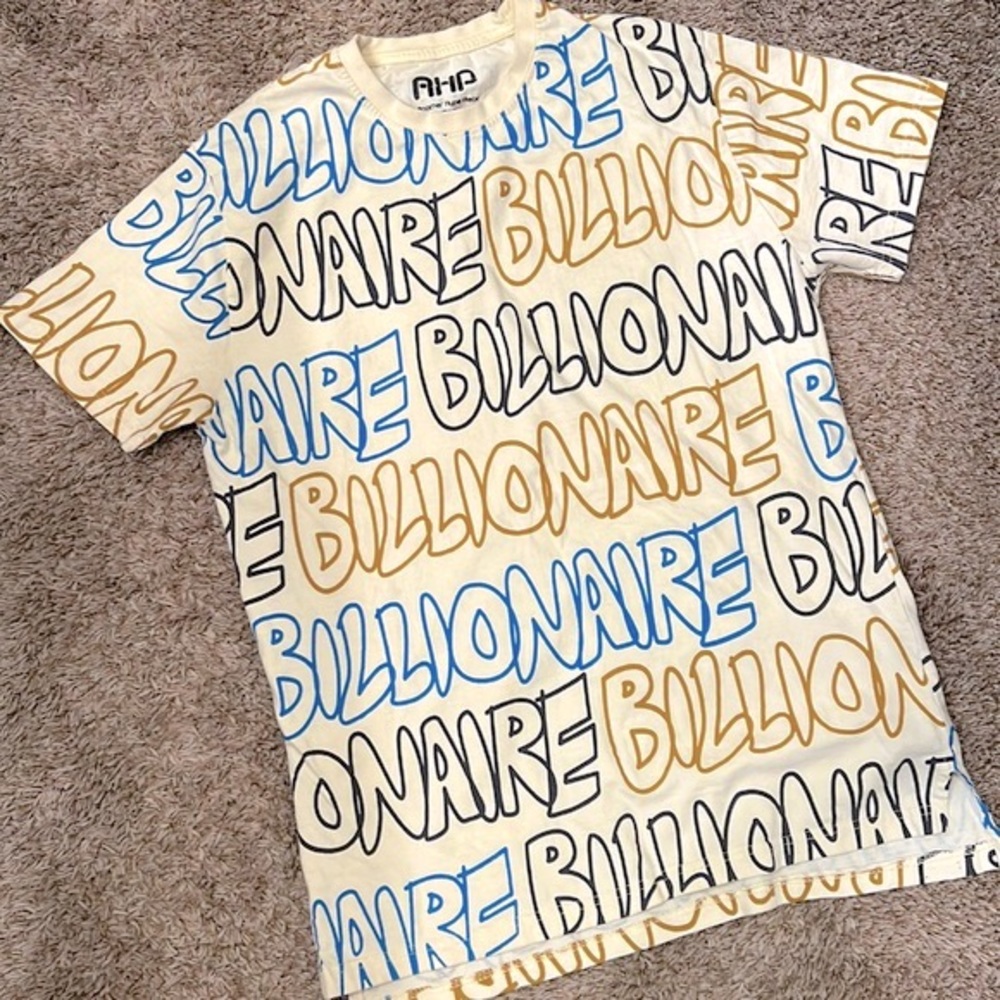 AHP Sz 2XL Crew Neck “Billionaire” Graphic Tee
